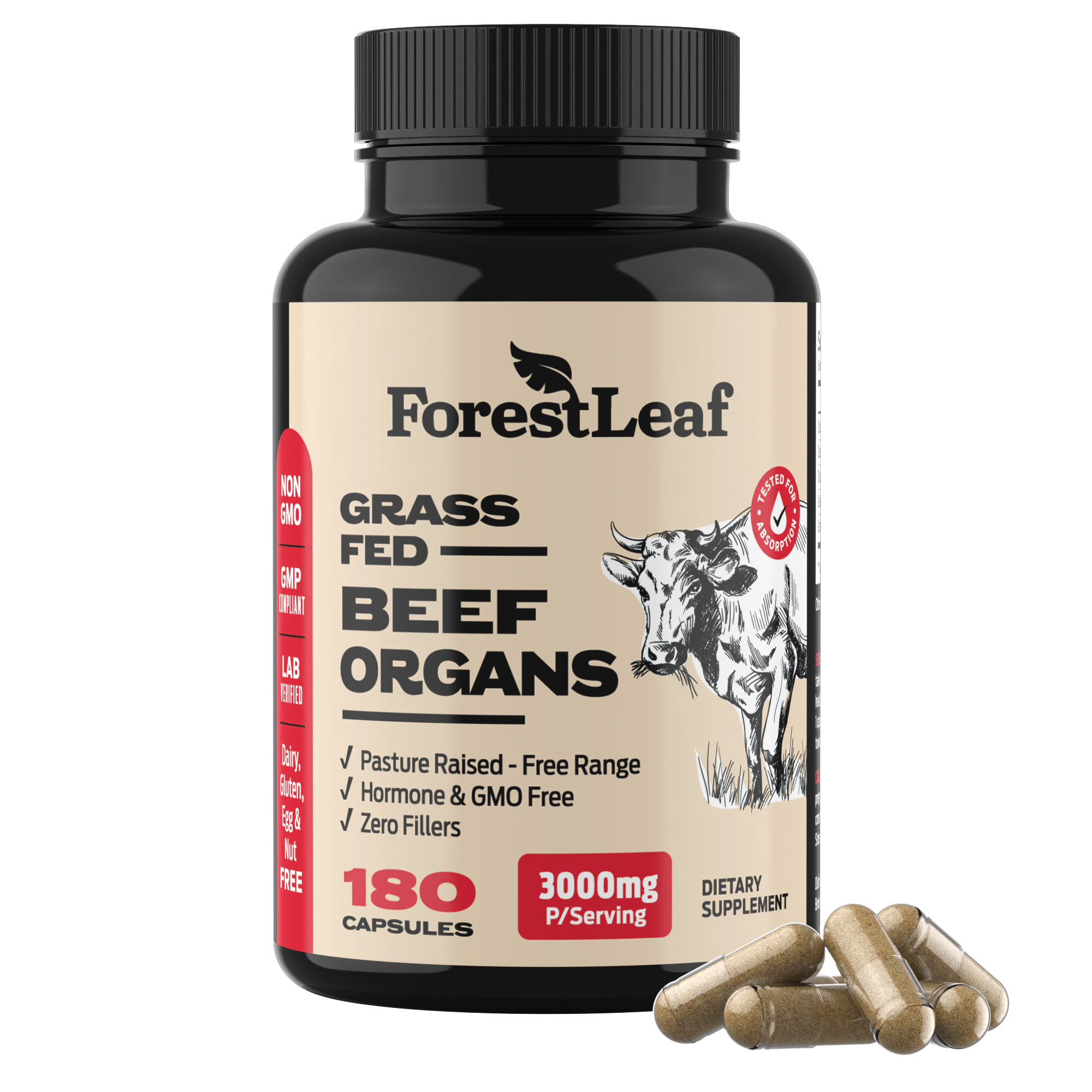 Grass Fed Beef Organs