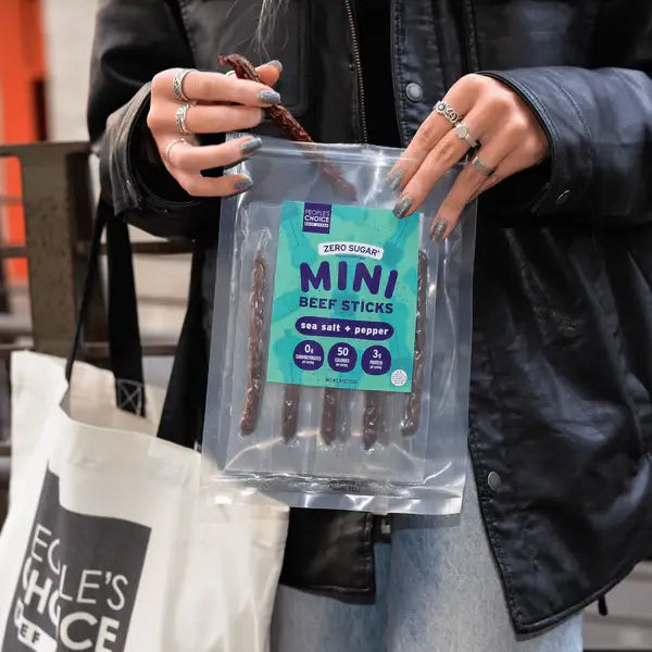Mini Sticks - Sea Salt And Pepper Beef Sticks