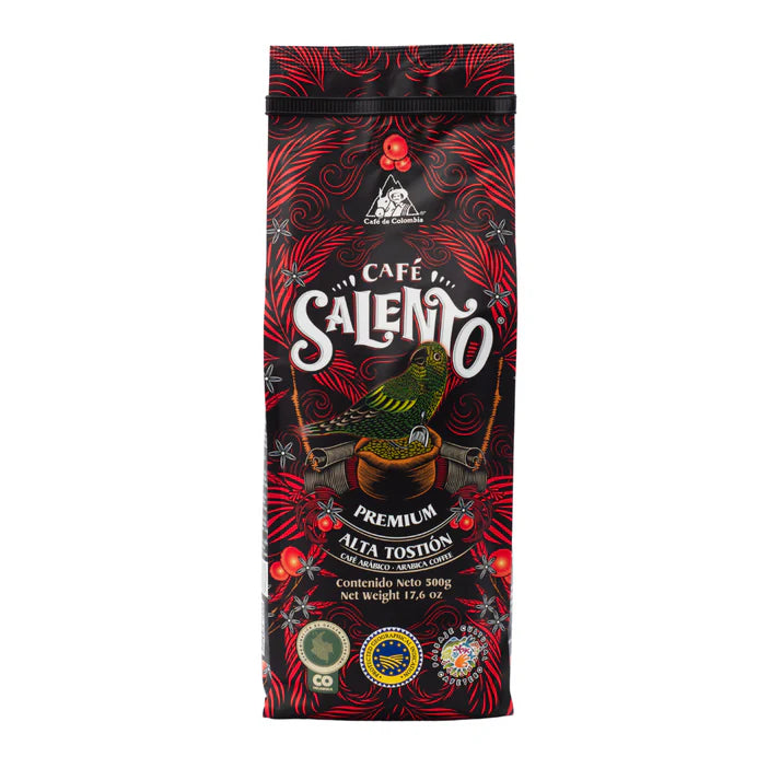 Premium Ground Coffee - High Roast - 17.6 oz