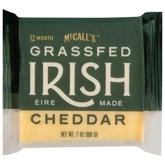 12 Month Aged Vintage Grassfed Irish Cheddar Cuts