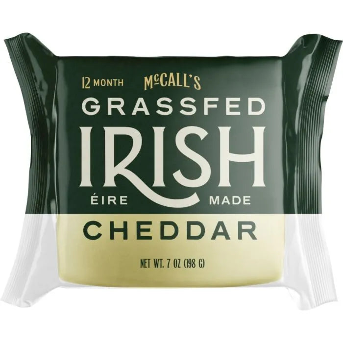 12 Month Aged Vintage Grassfed Irish Cheddar Cuts