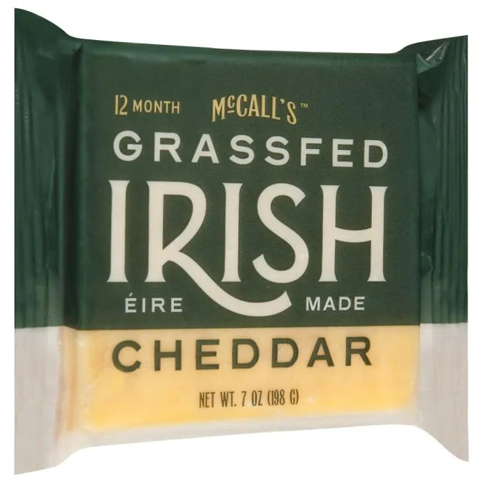 12 Month Aged Vintage Grassfed Irish Cheddar Cuts