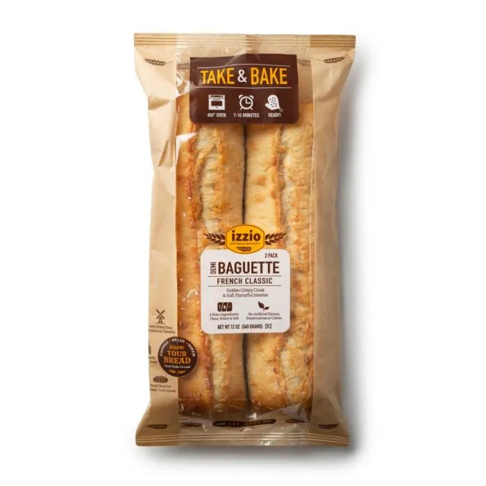 Media baguette para llevar y hornear