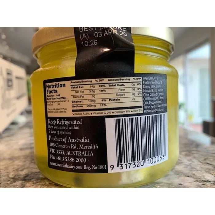 Feta australiano marinado