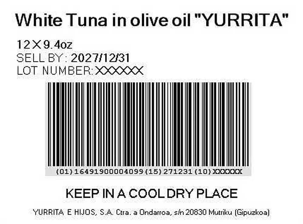 Yurrita White Tuna in Olive Oil