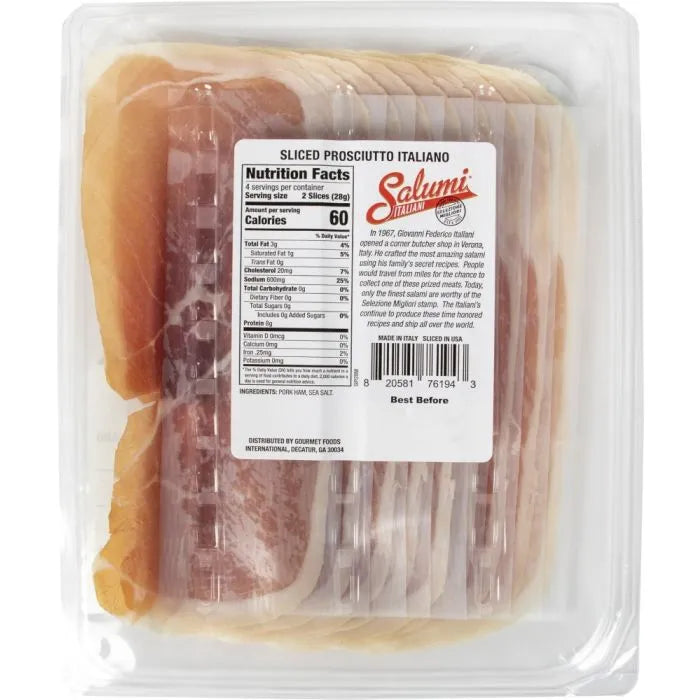 Salumi Italiani Prosciutto Italiano En Rebanadas