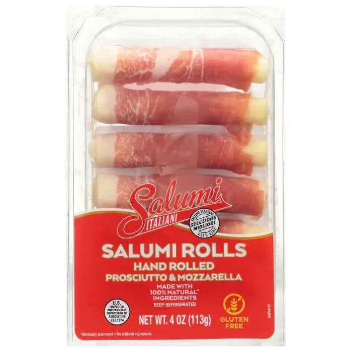Rollitos De Salumi Italiani Prosciutto Y Mozzarella