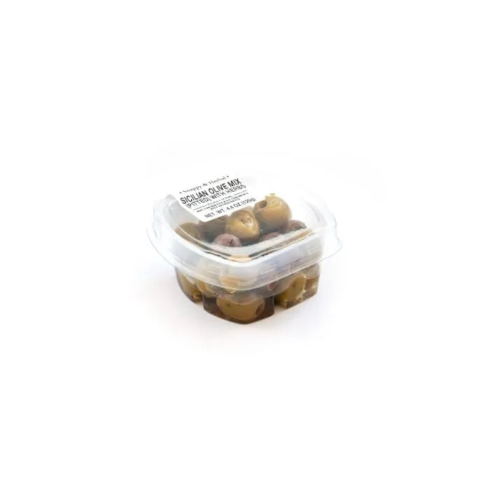 Sicilian Pitted Olive Mix with Herbs