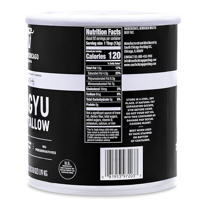 WAGYU BEEF TALLOW, 42 OZ CAN