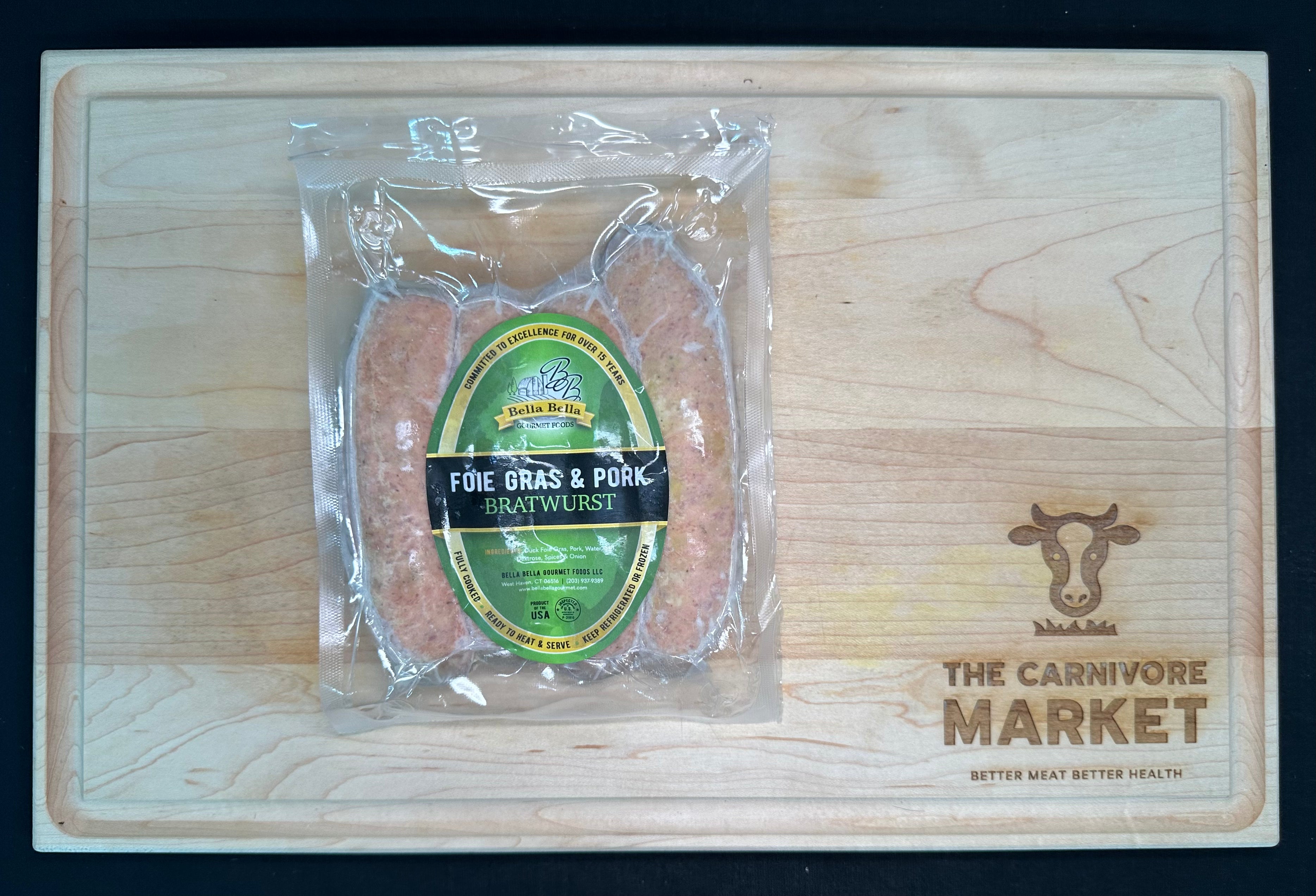 Bratwurst de foie gras