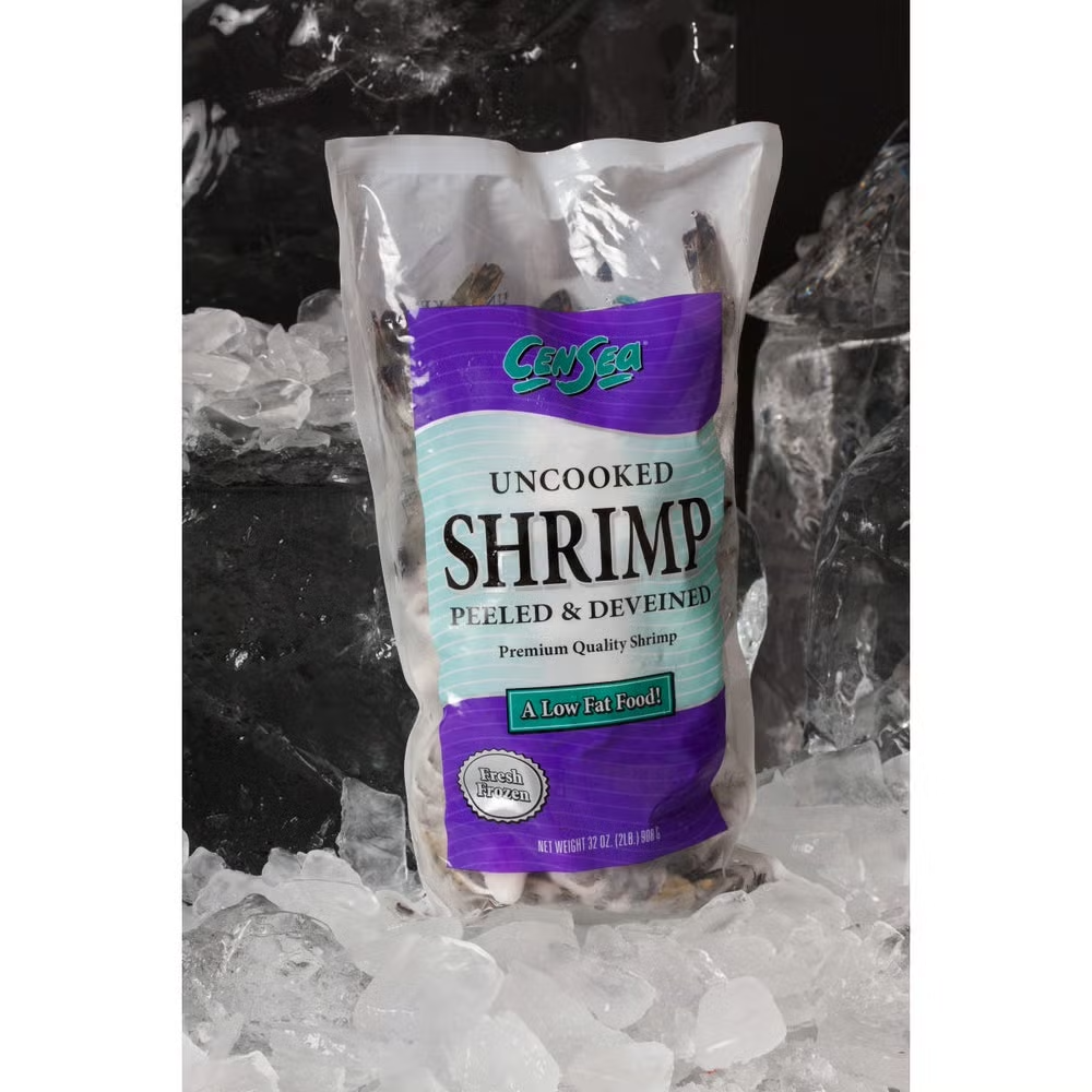 21/25 White Shrimp - Peeled & Deveined, Tail-On