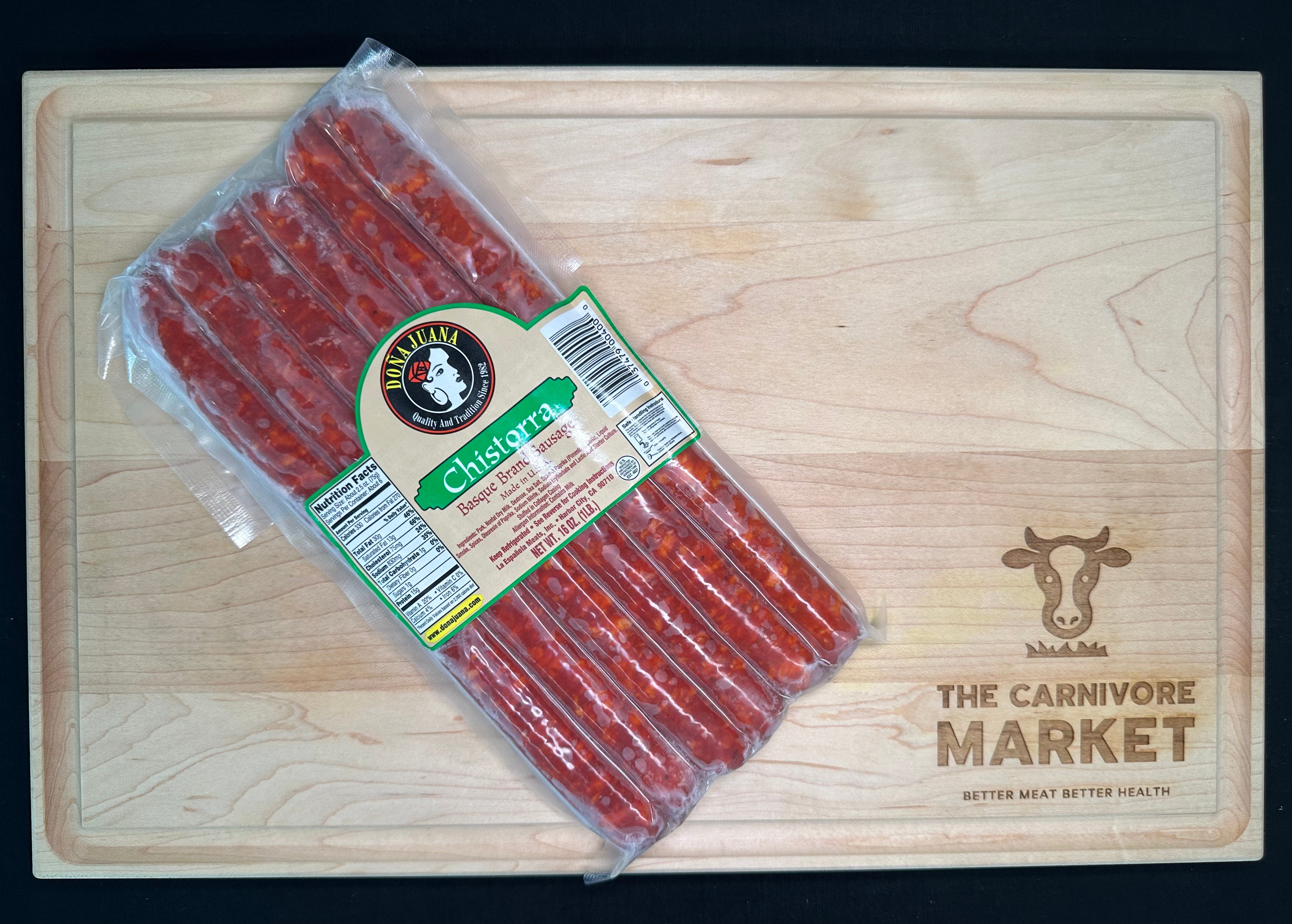Chorizo Chistorra (Basque Style)