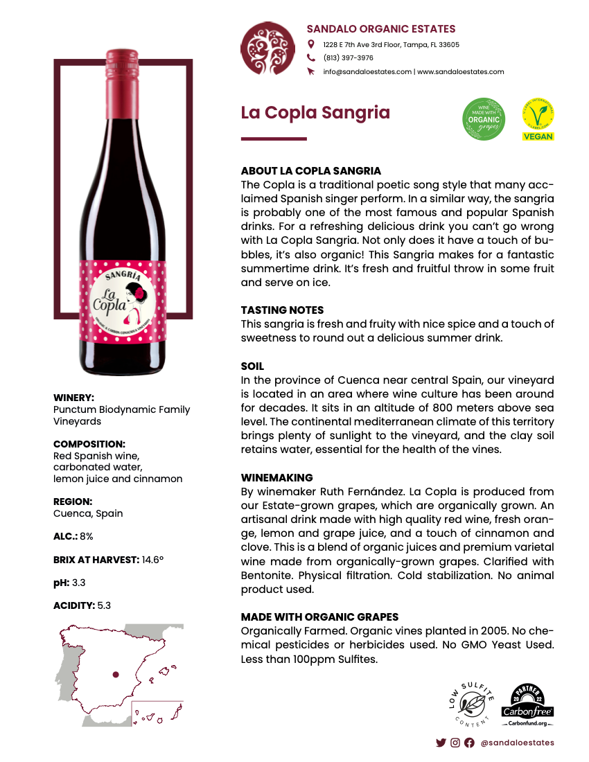 La Copla Sangria