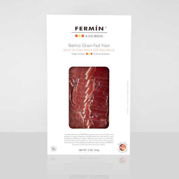 Fermin - Jamon Iberico 50%, Grain-Fed Sliced Ham