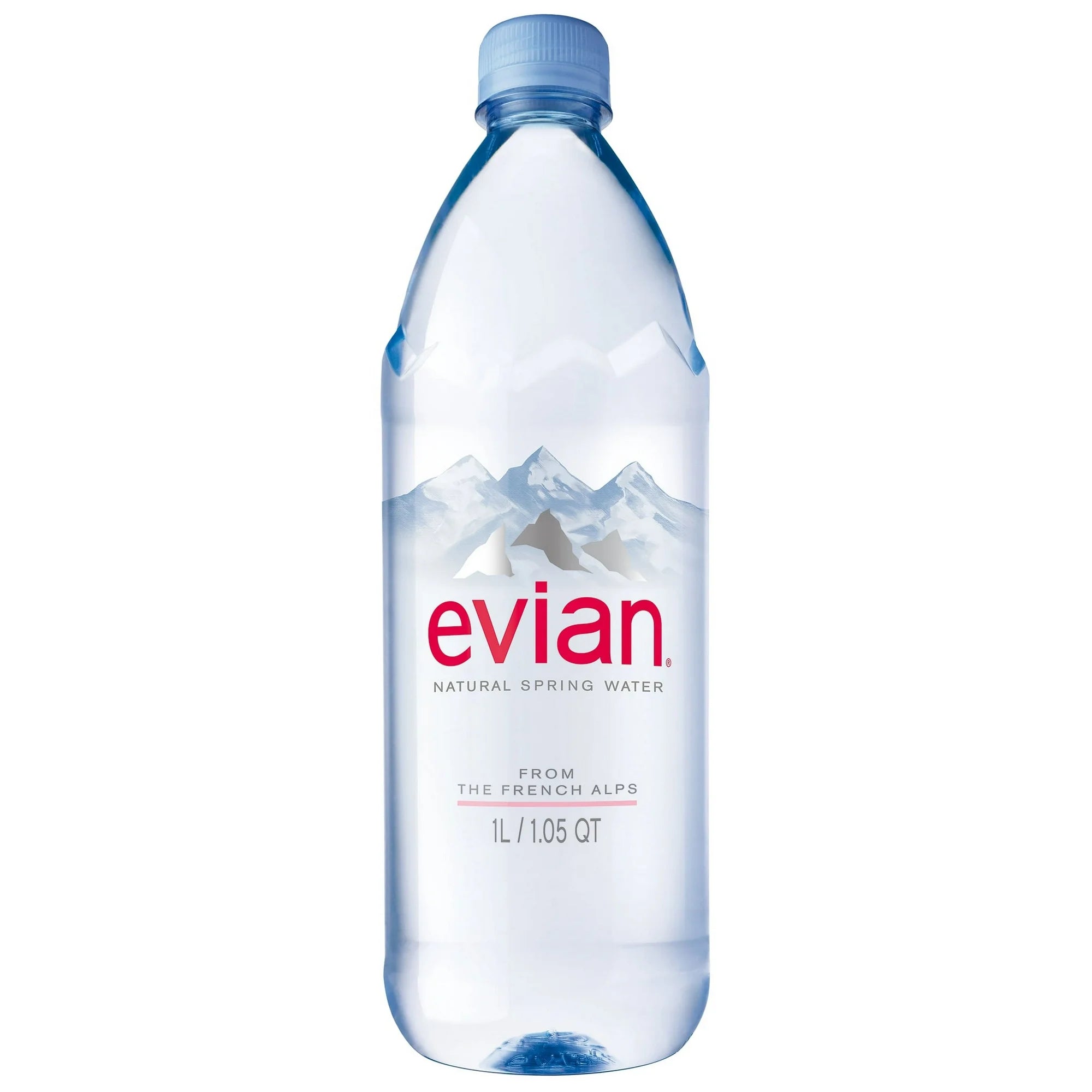 Evian Natural Spring Water – 1L Bottle