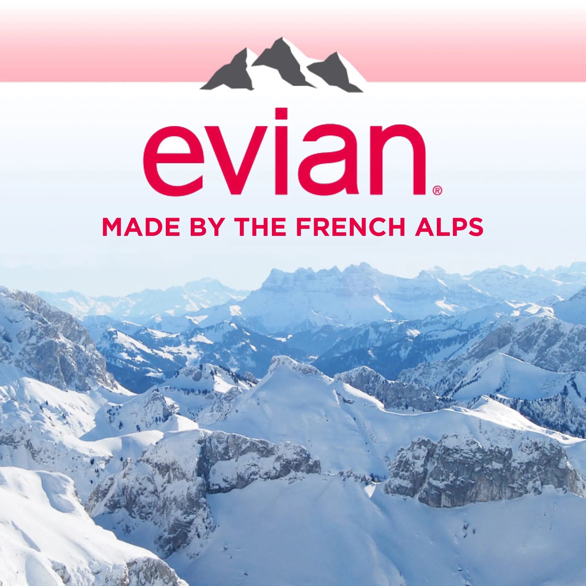 Evian Natural Spring Water – 0.5L Bottle