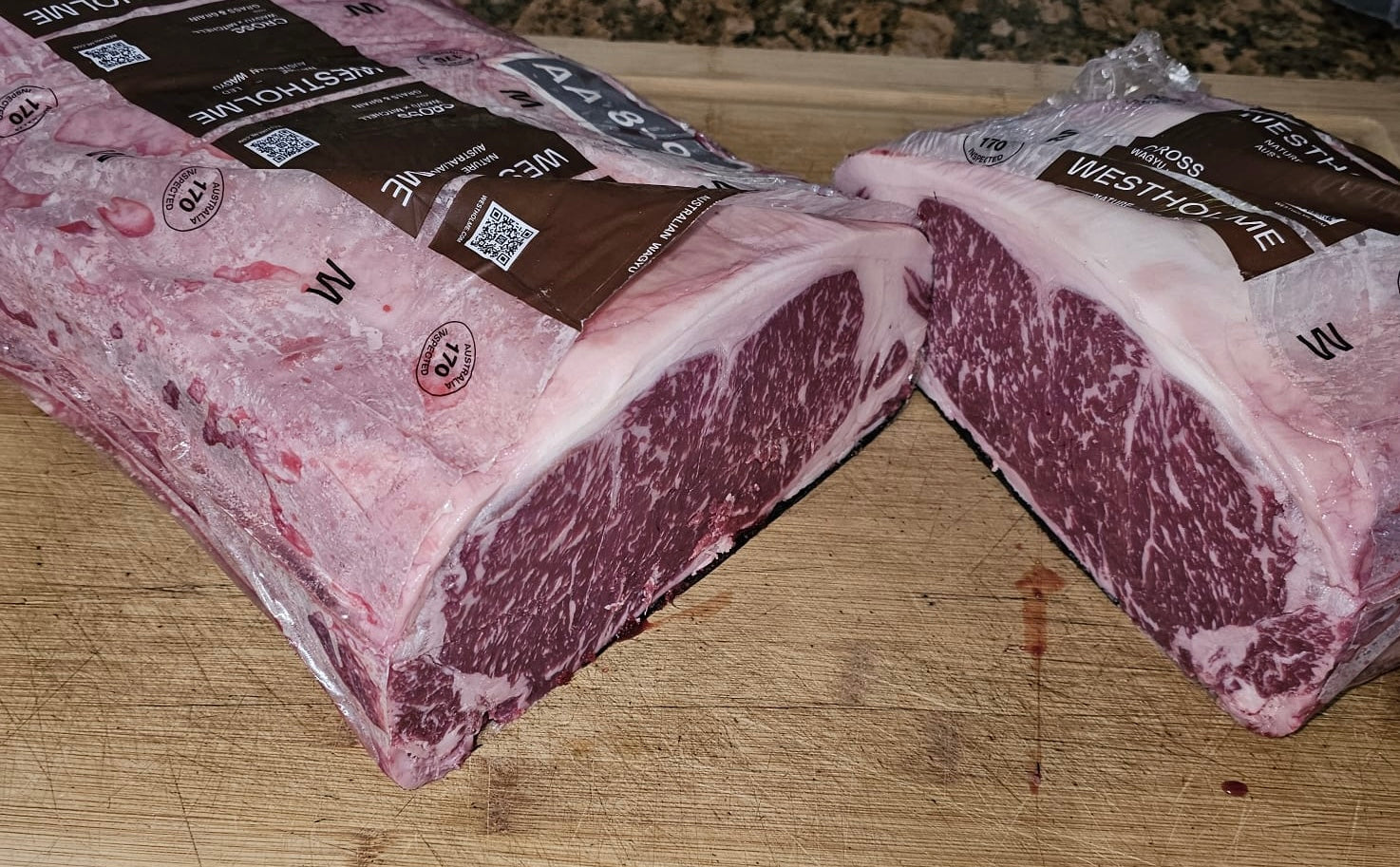 Westholme Australian Wagyu Whole Striploin BMS 8/9 - (12 to 15 lb)