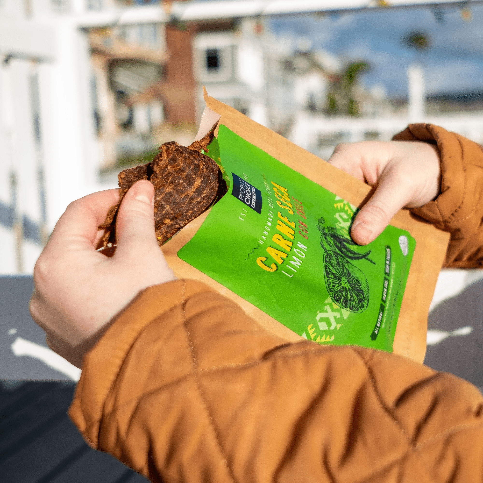 Carne Seca - Limon Con Chile Beef Jerky 2.5oz