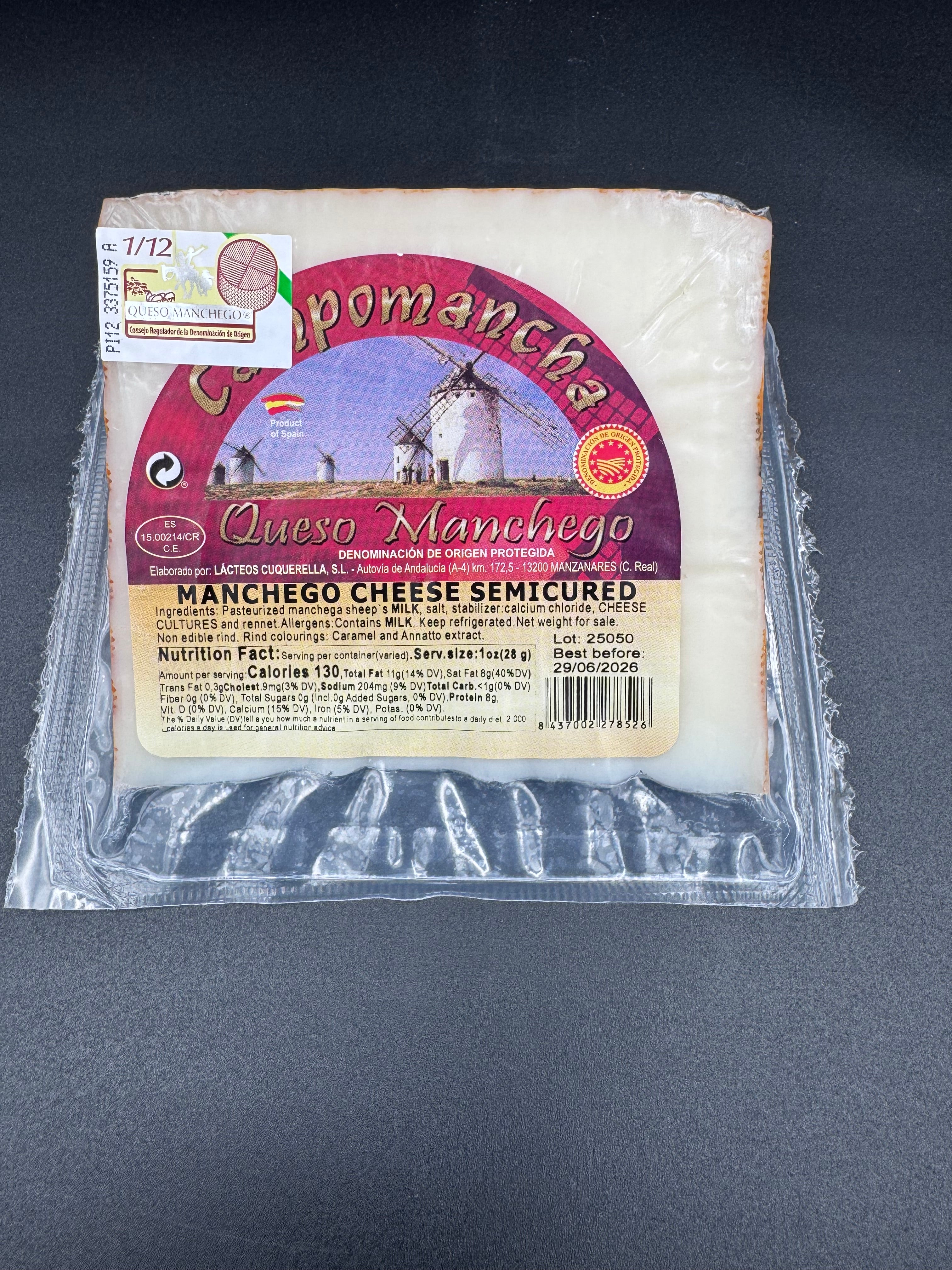 Campomancha Manchego Cheese 3 months