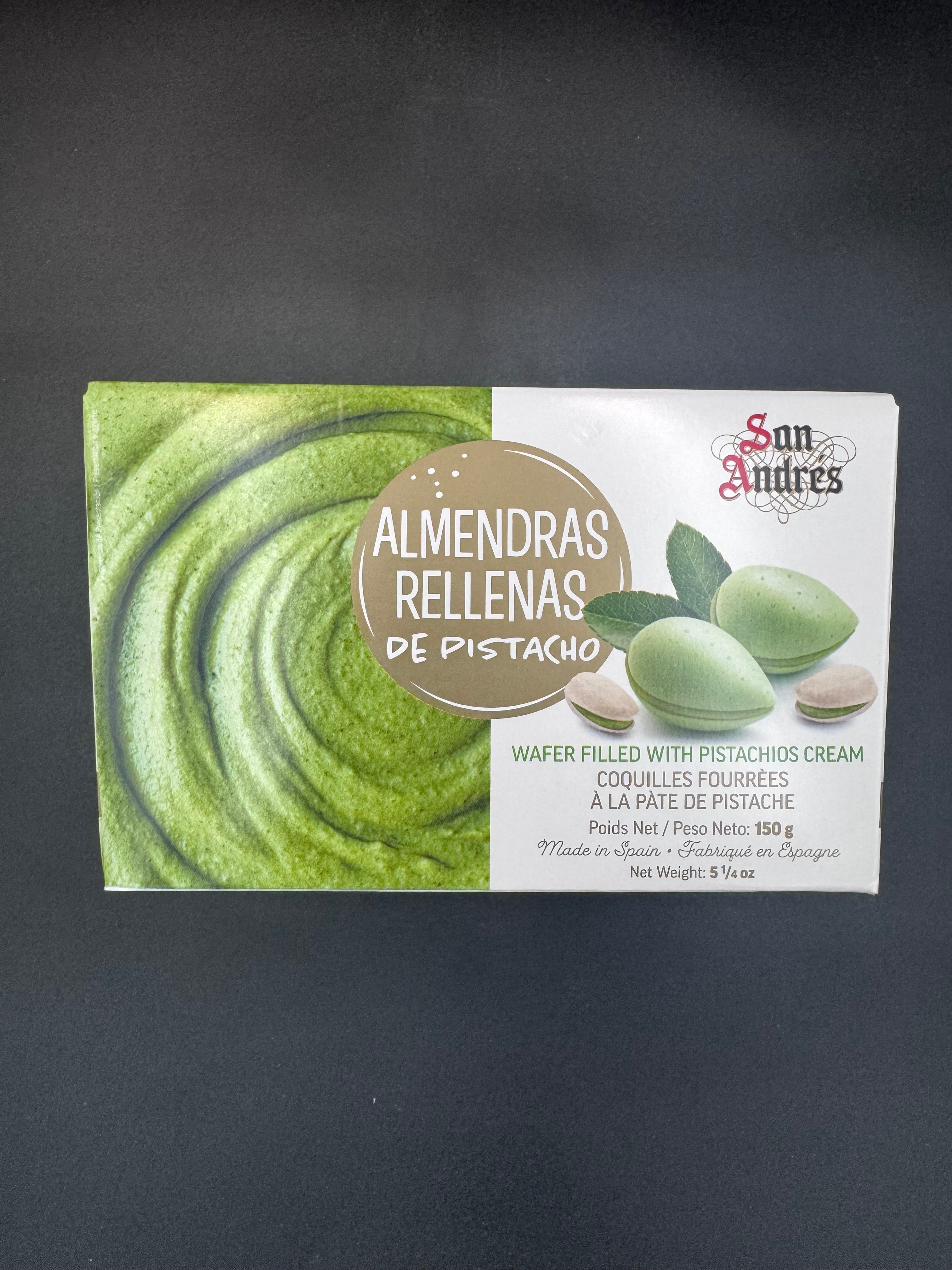 Almendras Rellenas de Pistacho San Andres