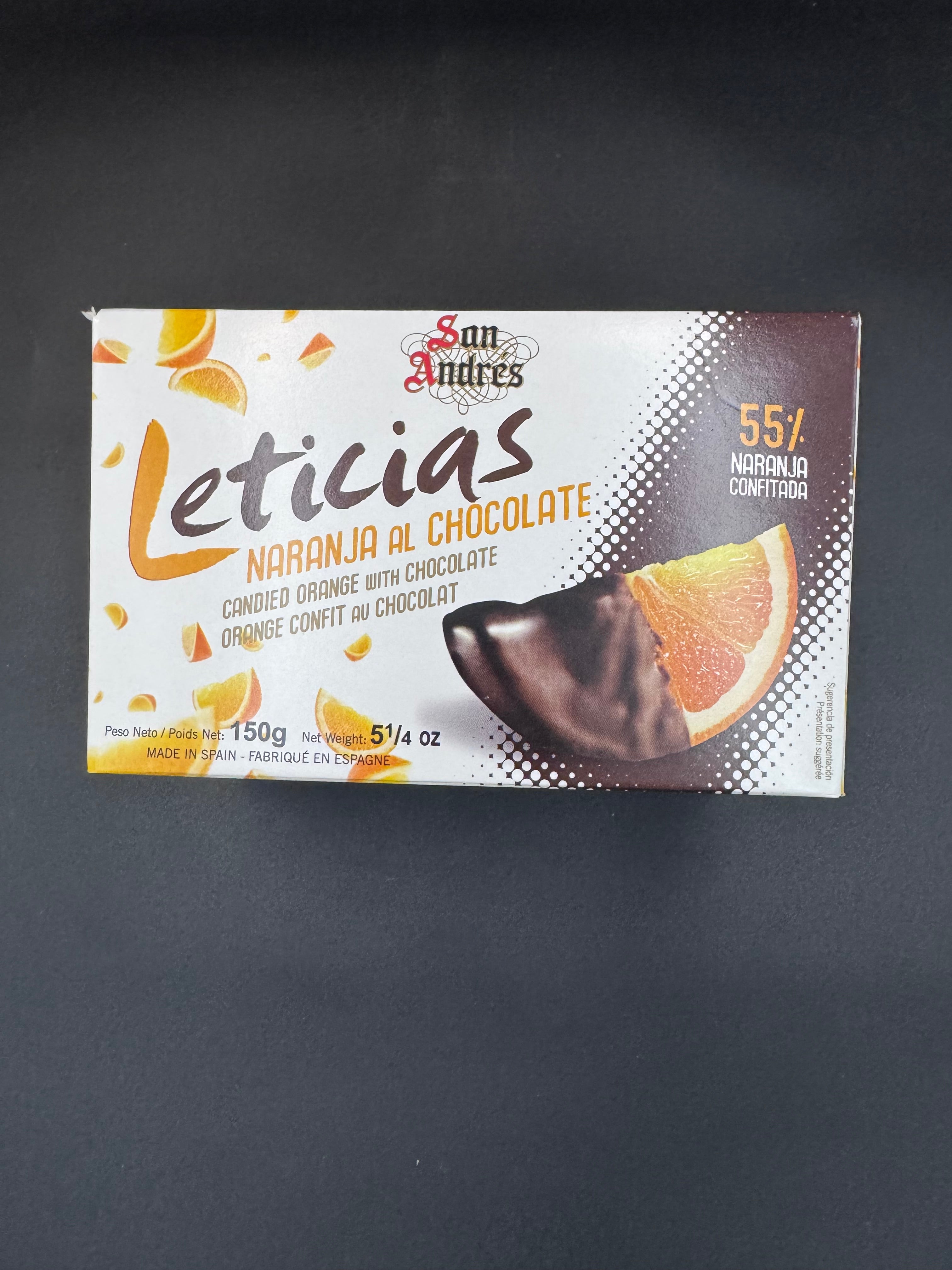 Leticias Naranja Al Chocolate San Andres